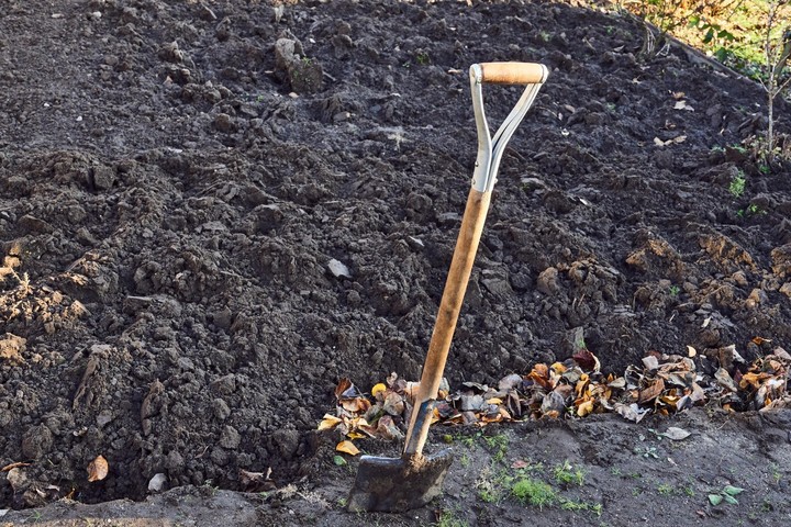 Nová záhrada - rýľovanie